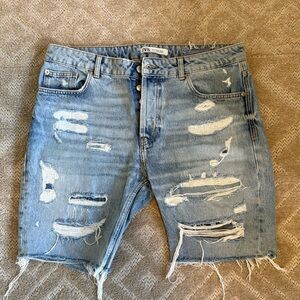 Zara Mens Jeans Shorts